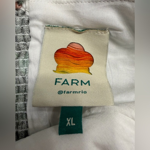 New Farm Rio Midnight McCaw Fiesta Floral Linen Blend Mini Dress - Picture 6 of 11